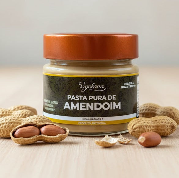 Pasta Pura de Amendoim Torrado - Artesanal